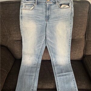 American Eagle Outfitters Light Wash Straight Leg Jeans